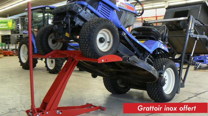Lève Tracteur Tondeuse Hydraulique Capacité 800 Kg